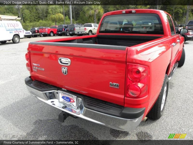 Flame Red / Medium Slate Gray 2006 Dodge Dakota SLT Quad Cab