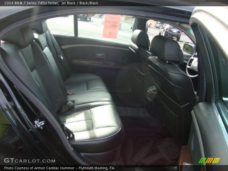 Jet Black / Black/Black 2004 BMW 7 Series 745Li Sedan