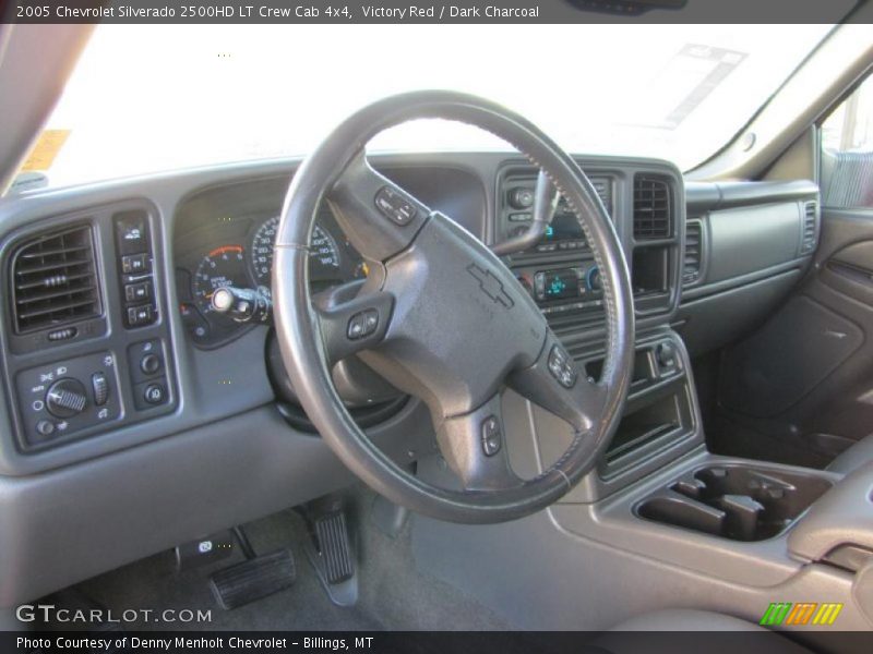 Victory Red / Dark Charcoal 2005 Chevrolet Silverado 2500HD LT Crew Cab 4x4