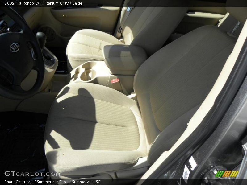 Titanium Gray / Beige 2009 Kia Rondo LX