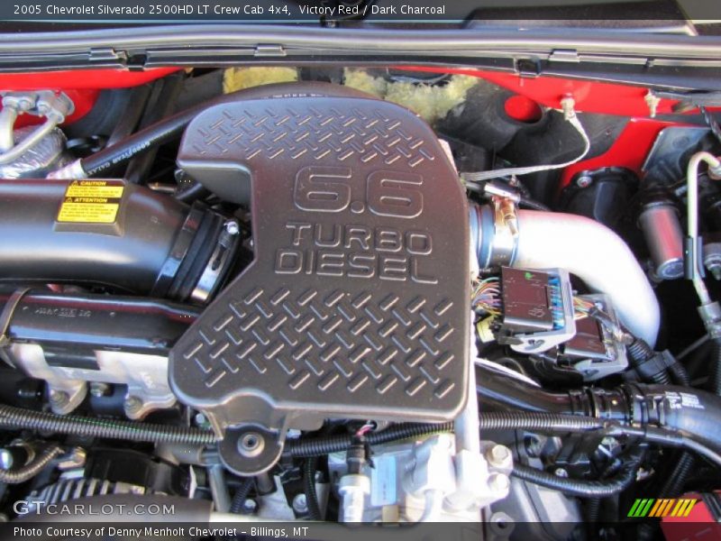 Victory Red / Dark Charcoal 2005 Chevrolet Silverado 2500HD LT Crew Cab 4x4