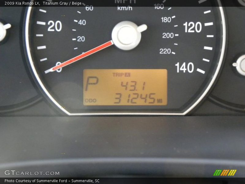 Titanium Gray / Beige 2009 Kia Rondo LX