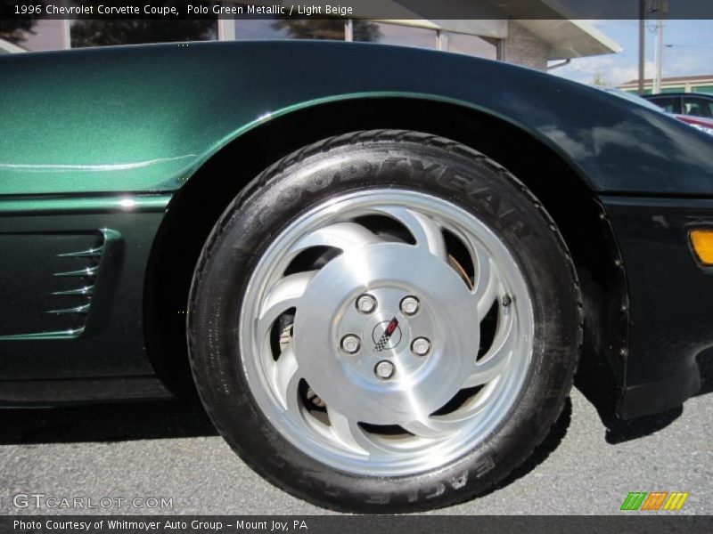 Polo Green Metallic / Light Beige 1996 Chevrolet Corvette Coupe