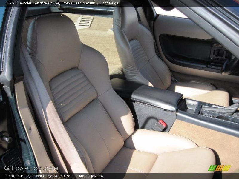 Polo Green Metallic / Light Beige 1996 Chevrolet Corvette Coupe