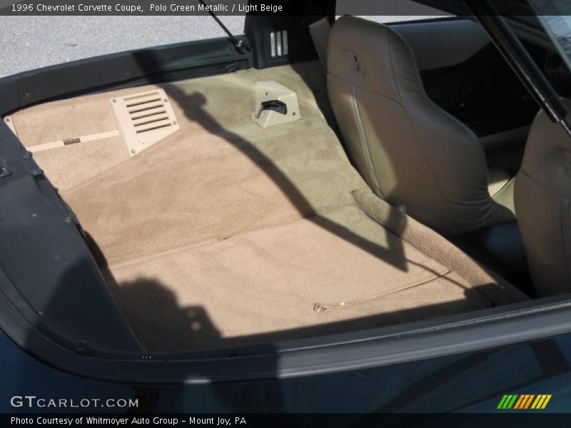 Polo Green Metallic / Light Beige 1996 Chevrolet Corvette Coupe