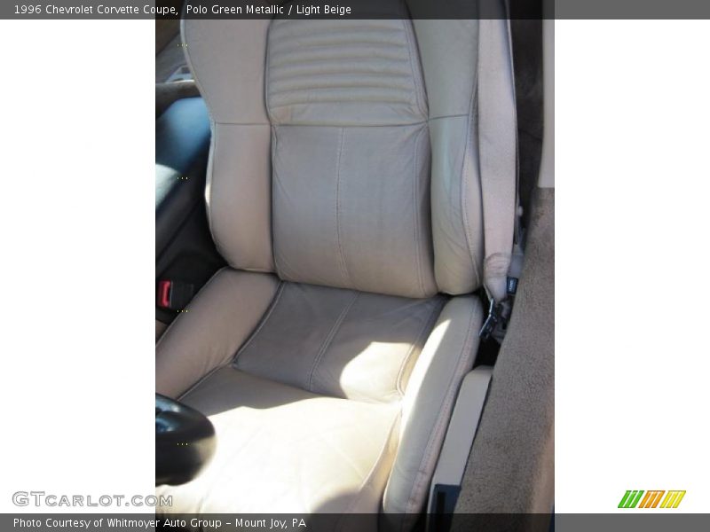 Polo Green Metallic / Light Beige 1996 Chevrolet Corvette Coupe
