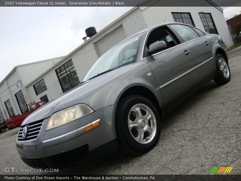 Silverstone Grey Metallic / Black 2003 Volkswagen Passat GL Sedan