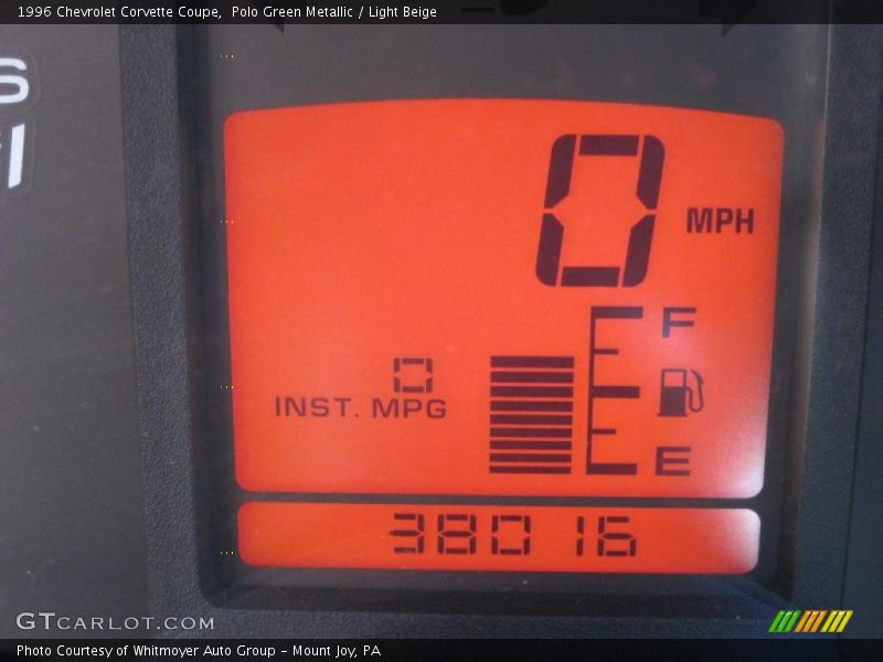 Polo Green Metallic / Light Beige 1996 Chevrolet Corvette Coupe