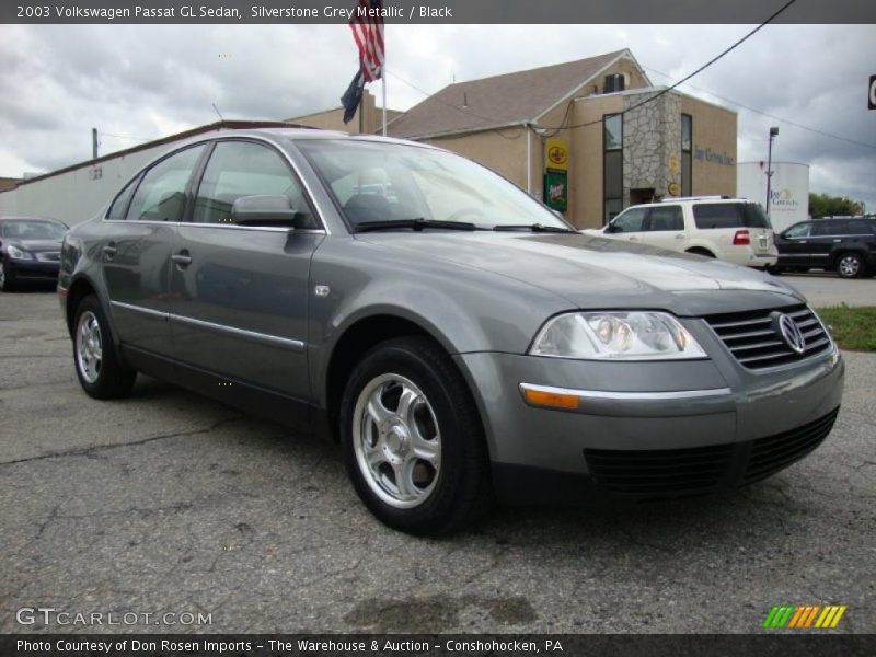 Silverstone Grey Metallic / Black 2003 Volkswagen Passat GL Sedan