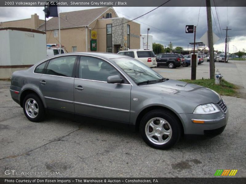 Silverstone Grey Metallic / Black 2003 Volkswagen Passat GL Sedan