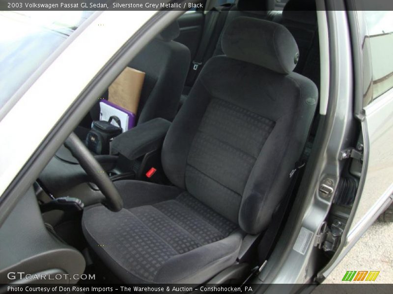 Silverstone Grey Metallic / Black 2003 Volkswagen Passat GL Sedan