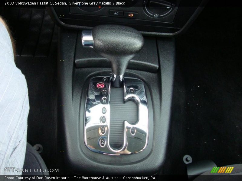 Silverstone Grey Metallic / Black 2003 Volkswagen Passat GL Sedan