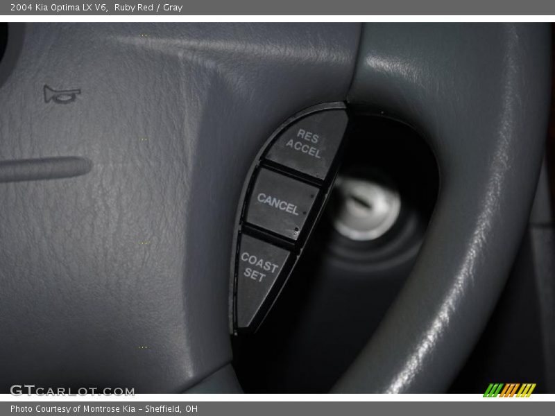 Ruby Red / Gray 2004 Kia Optima LX V6