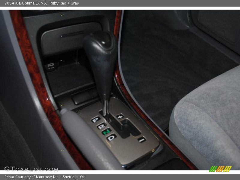 Ruby Red / Gray 2004 Kia Optima LX V6