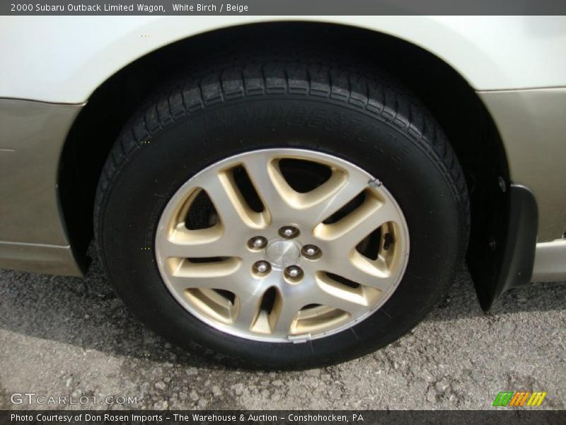 White Birch / Beige 2000 Subaru Outback Limited Wagon