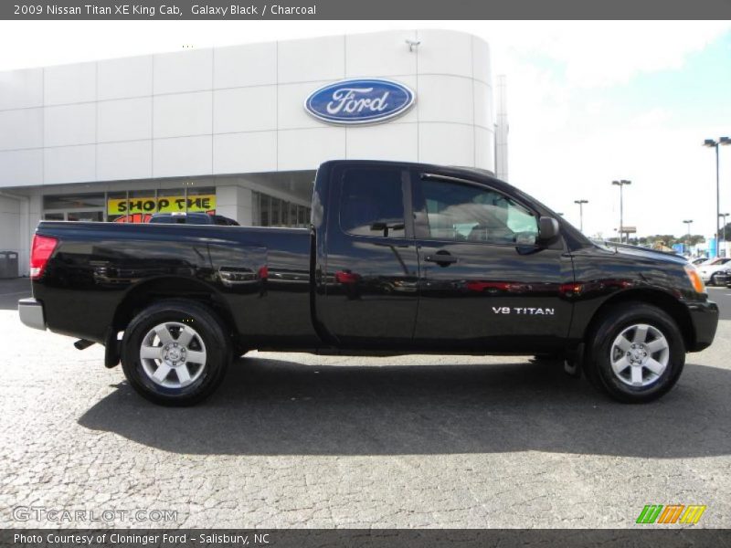 Galaxy Black / Charcoal 2009 Nissan Titan XE King Cab