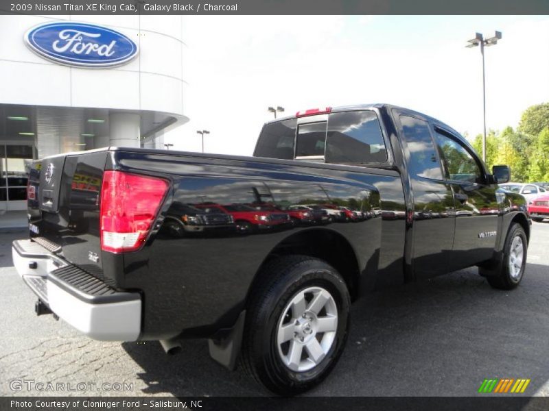 Galaxy Black / Charcoal 2009 Nissan Titan XE King Cab