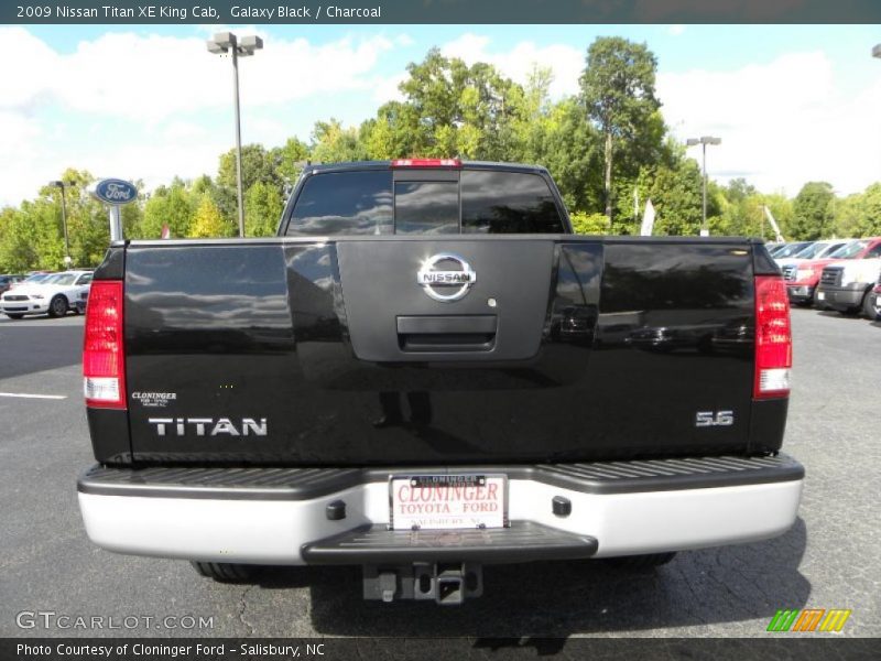 Galaxy Black / Charcoal 2009 Nissan Titan XE King Cab