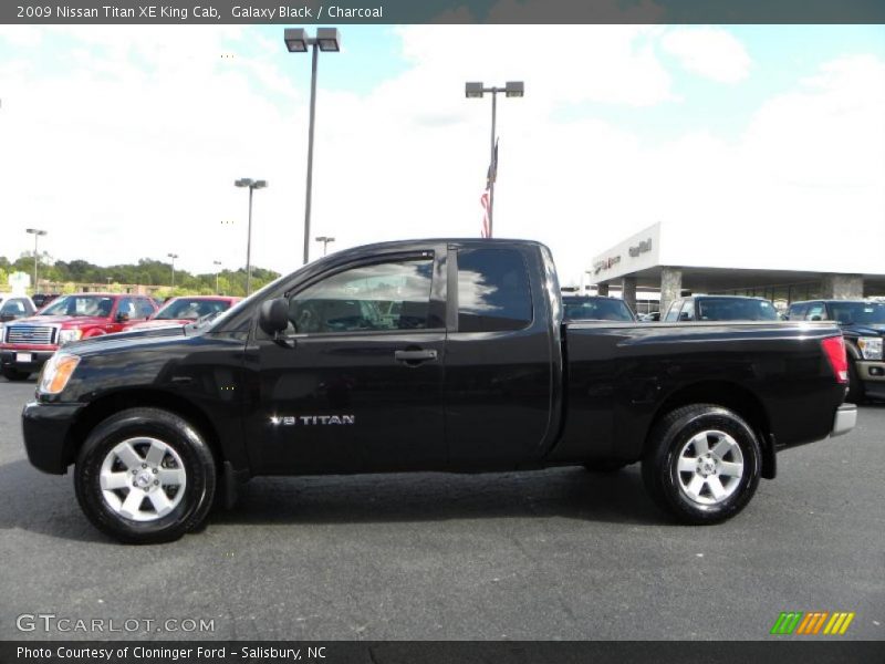 Galaxy Black / Charcoal 2009 Nissan Titan XE King Cab