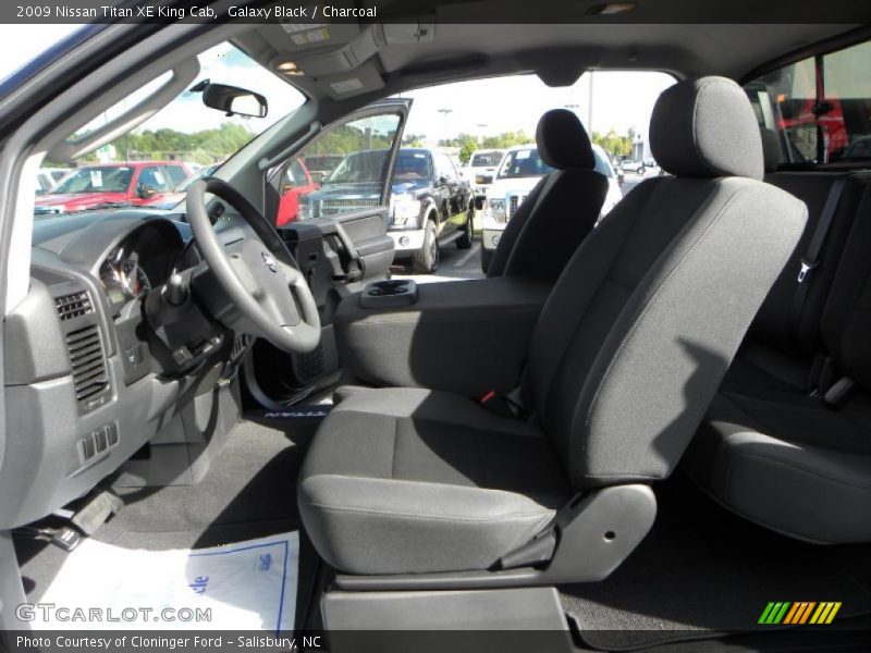 Galaxy Black / Charcoal 2009 Nissan Titan XE King Cab