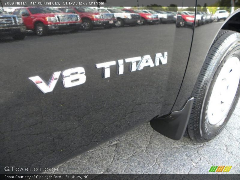 Galaxy Black / Charcoal 2009 Nissan Titan XE King Cab