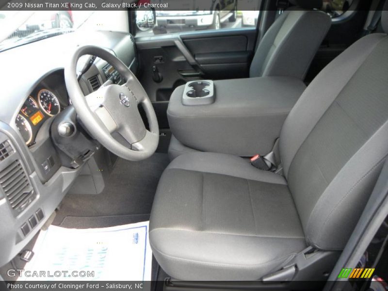 Galaxy Black / Charcoal 2009 Nissan Titan XE King Cab