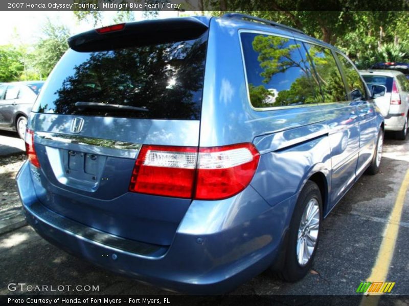 Midnight Blue Pearl / Gray 2007 Honda Odyssey Touring