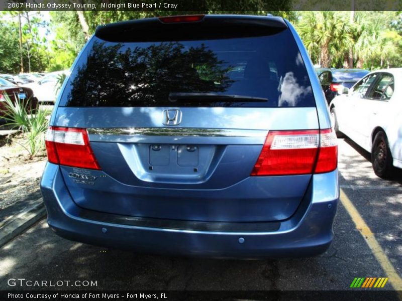 Midnight Blue Pearl / Gray 2007 Honda Odyssey Touring