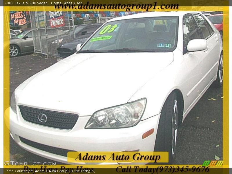 Crystal White / Ash 2003 Lexus IS 300 Sedan