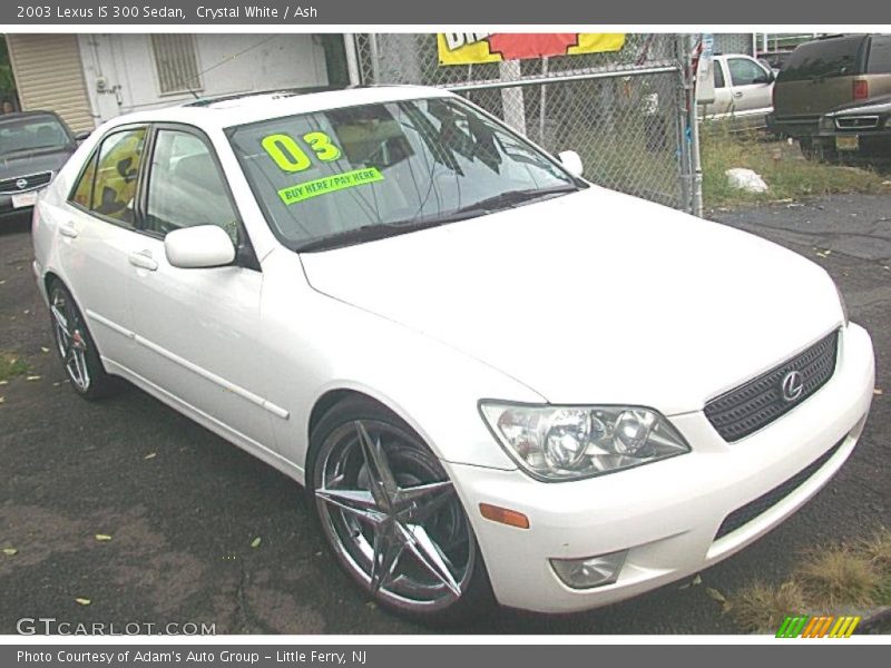 Crystal White / Ash 2003 Lexus IS 300 Sedan