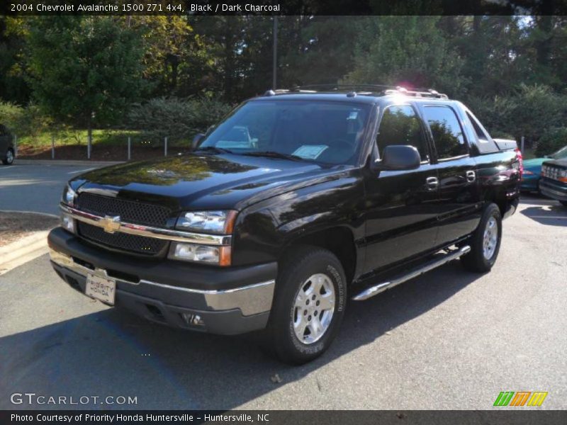 Black / Dark Charcoal 2004 Chevrolet Avalanche 1500 Z71 4x4