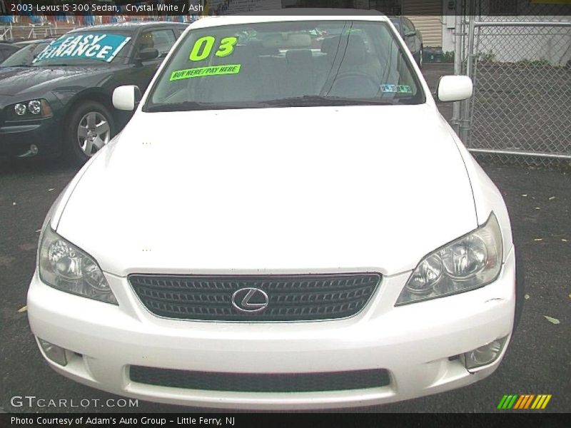 Crystal White / Ash 2003 Lexus IS 300 Sedan