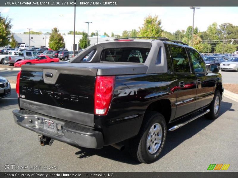Black / Dark Charcoal 2004 Chevrolet Avalanche 1500 Z71 4x4