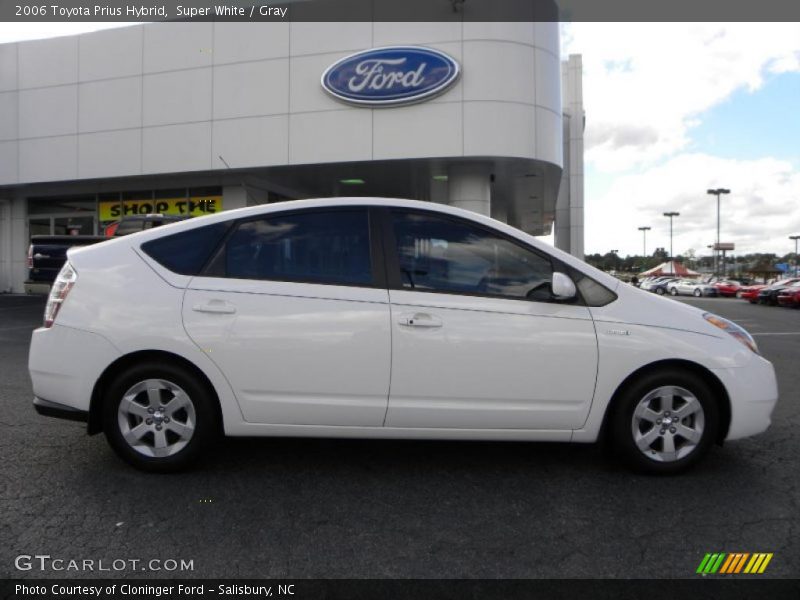 Super White / Gray 2006 Toyota Prius Hybrid