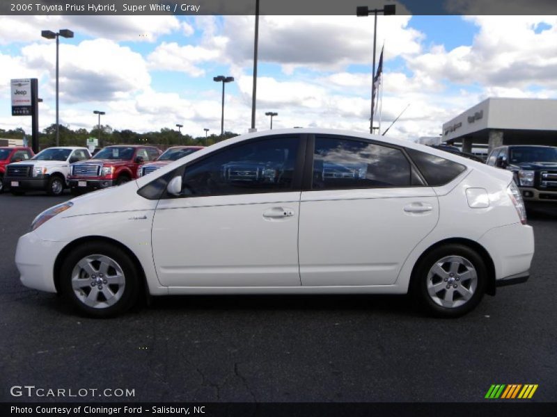 Super White / Gray 2006 Toyota Prius Hybrid