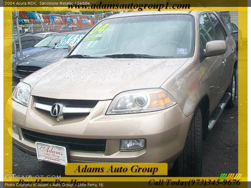 Sandstone Metallic / Saddle 2004 Acura MDX
