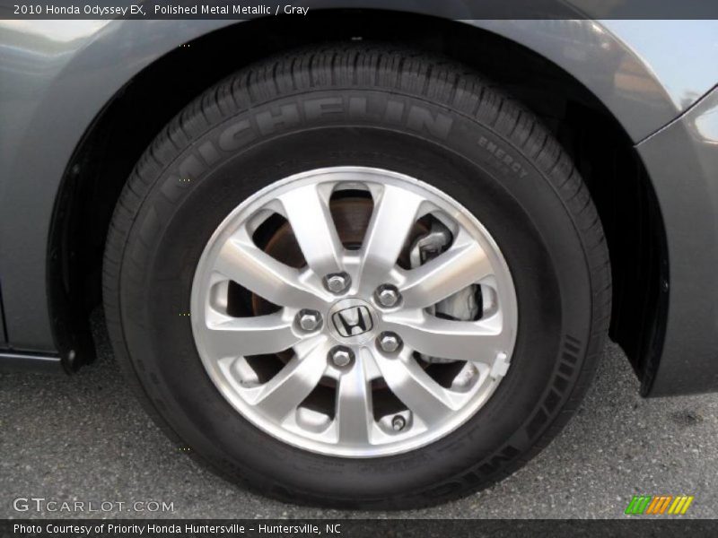 Polished Metal Metallic / Gray 2010 Honda Odyssey EX