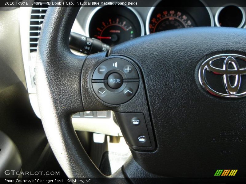 Nautical Blue Metallic / Sand Beige 2010 Toyota Tundra TRD Double Cab