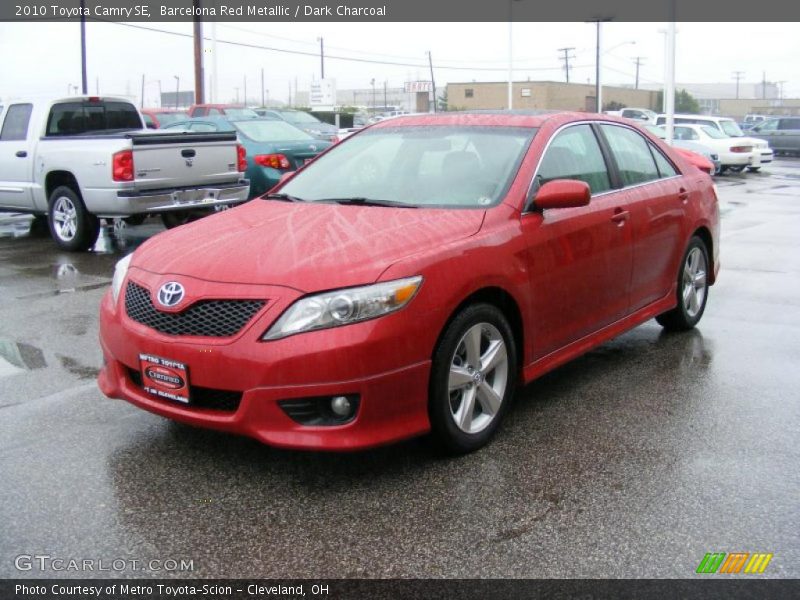 Barcelona Red Metallic / Dark Charcoal 2010 Toyota Camry SE