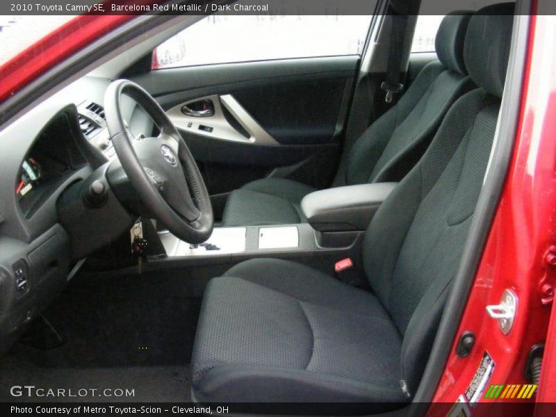 Barcelona Red Metallic / Dark Charcoal 2010 Toyota Camry SE