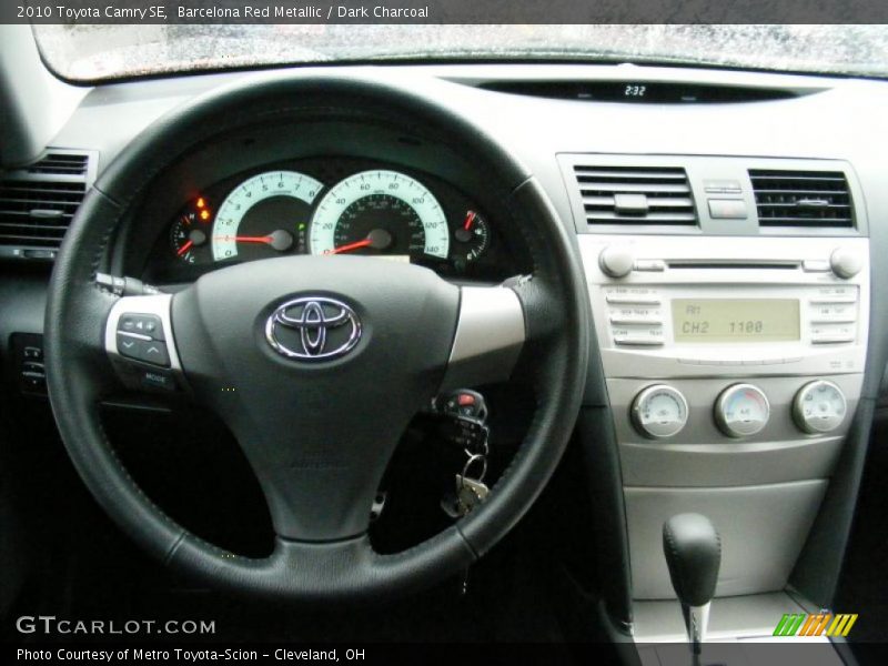 Barcelona Red Metallic / Dark Charcoal 2010 Toyota Camry SE