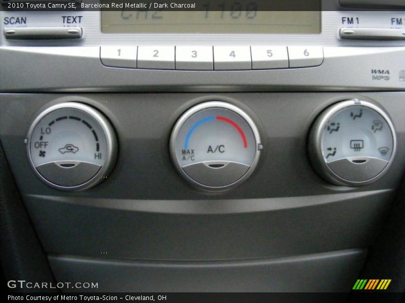 Barcelona Red Metallic / Dark Charcoal 2010 Toyota Camry SE