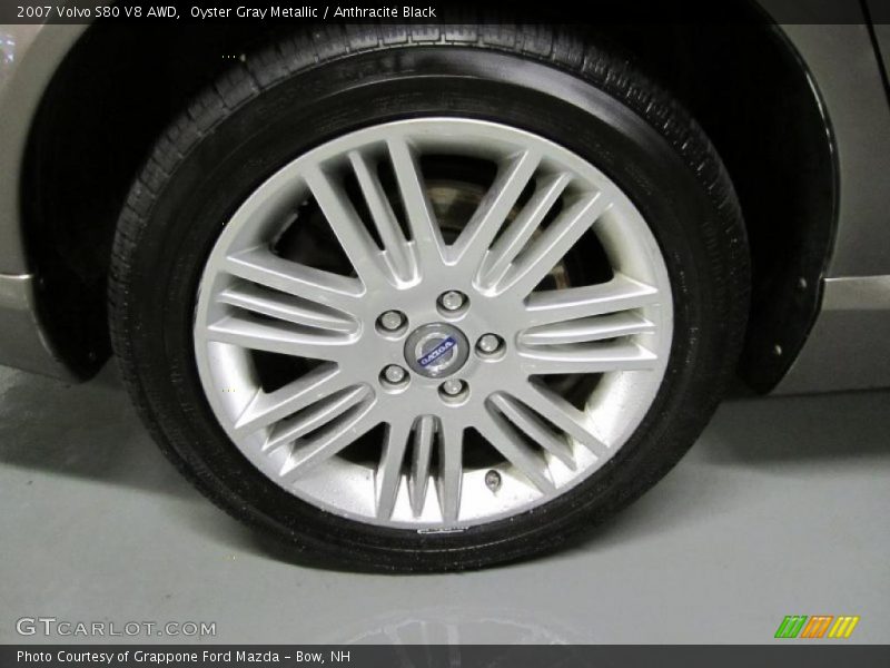Oyster Gray Metallic / Anthracite Black 2007 Volvo S80 V8 AWD