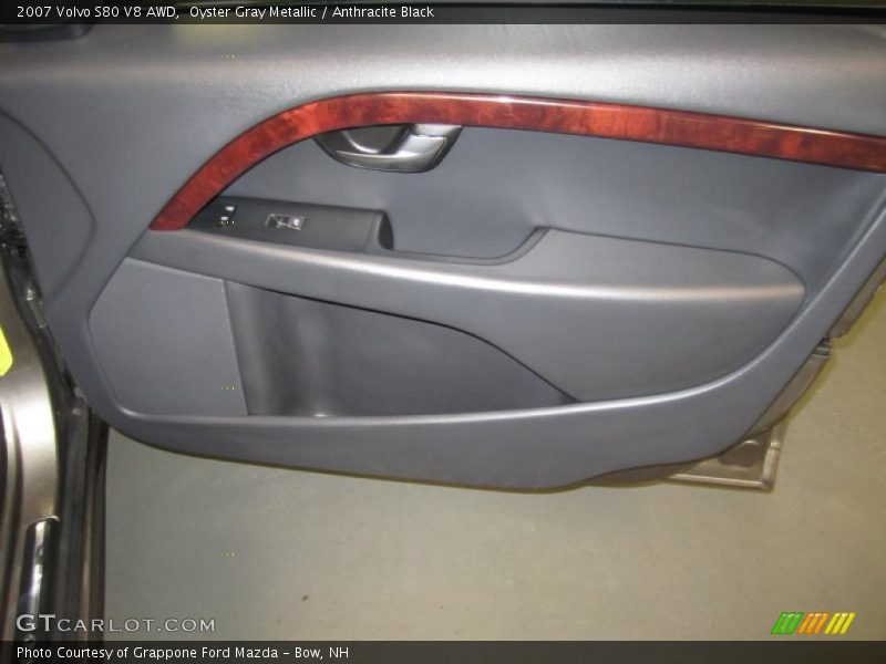 Oyster Gray Metallic / Anthracite Black 2007 Volvo S80 V8 AWD
