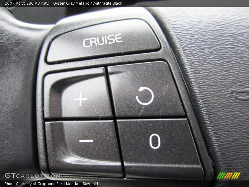 Oyster Gray Metallic / Anthracite Black 2007 Volvo S80 V8 AWD