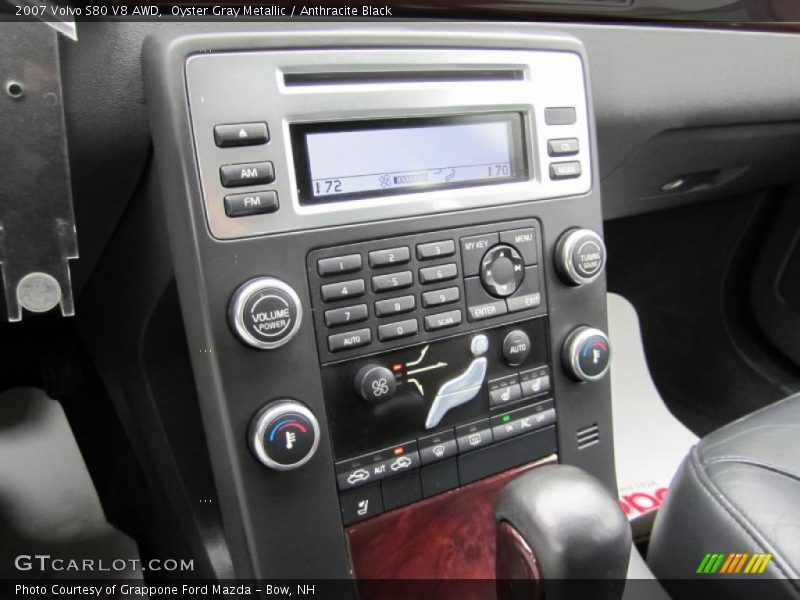 Oyster Gray Metallic / Anthracite Black 2007 Volvo S80 V8 AWD