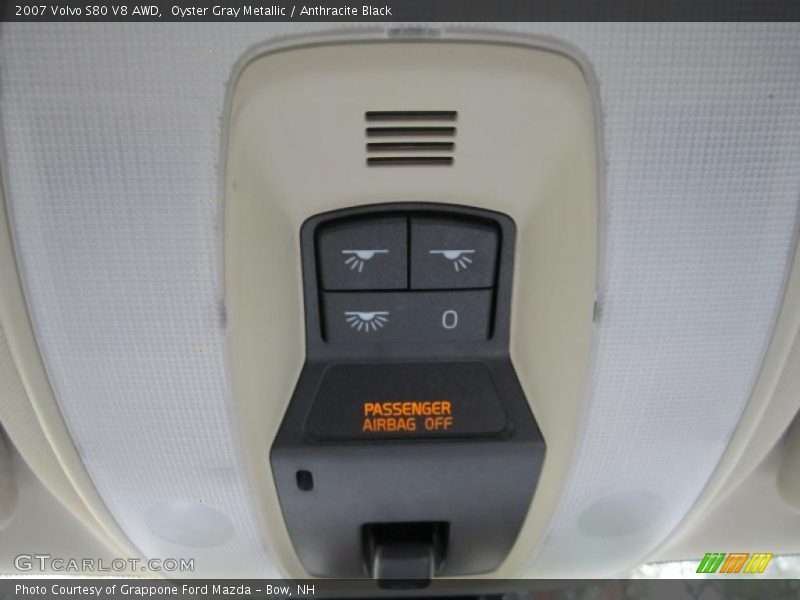 Oyster Gray Metallic / Anthracite Black 2007 Volvo S80 V8 AWD
