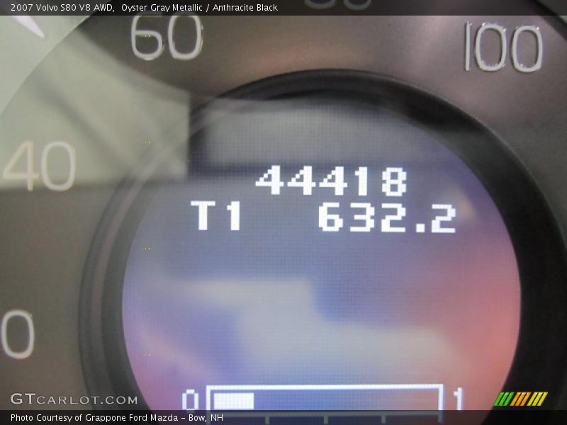 Oyster Gray Metallic / Anthracite Black 2007 Volvo S80 V8 AWD