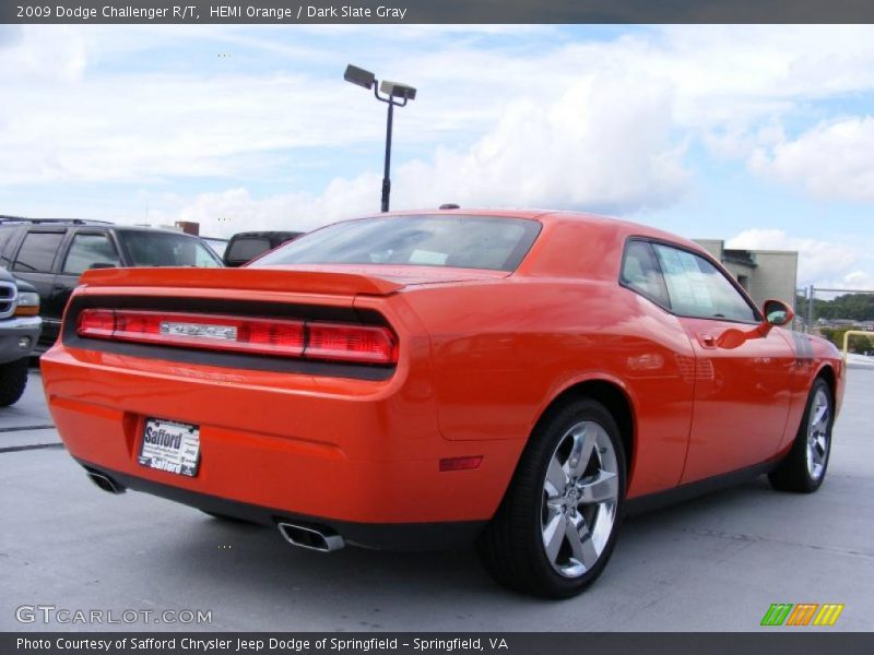 HEMI Orange / Dark Slate Gray 2009 Dodge Challenger R/T