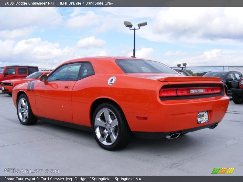 HEMI Orange / Dark Slate Gray 2009 Dodge Challenger R/T